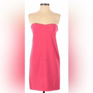TIBI strapless pink  cocktail dress. Size 0. Super cute